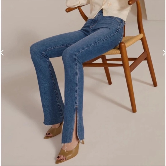 Favorite Daughter Valentina Shortie Petite Cigarette Jeans Size 30 - Picture 3 of 10